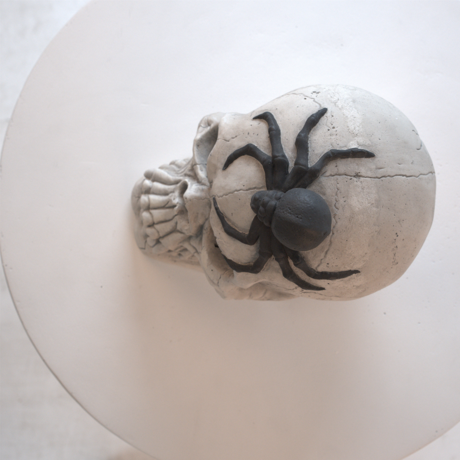 Demon Skull Fireplace Decoration