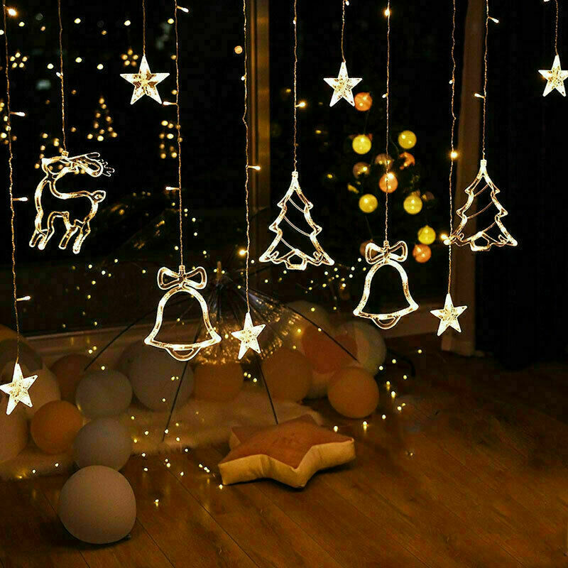 Enchanted Star Curtain Lights