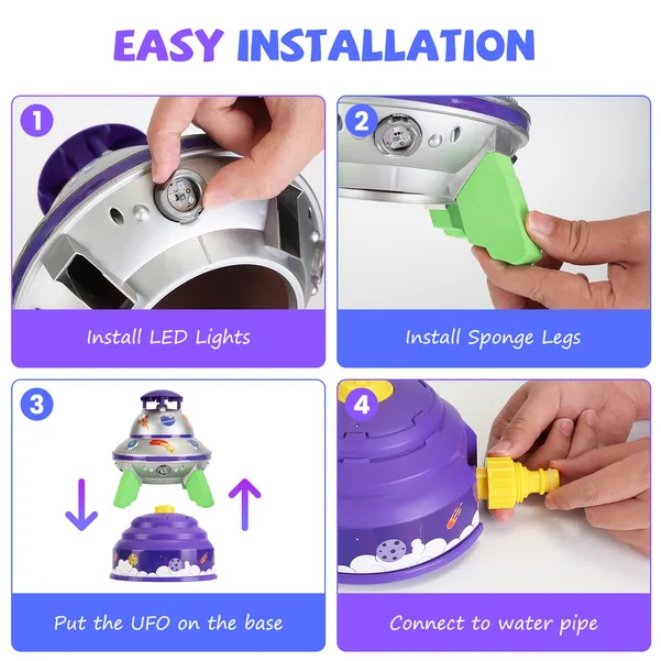 UFO Rocket Fountain Toy