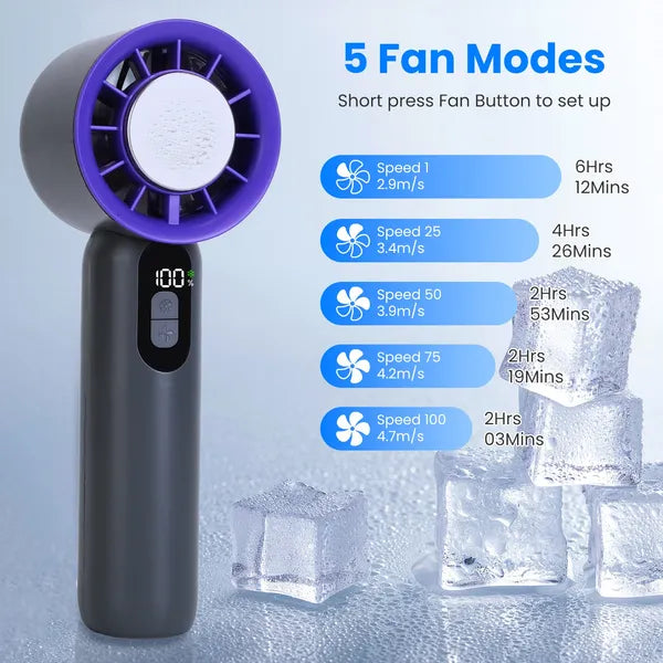 Rechargeable Handheld Cooling Fan