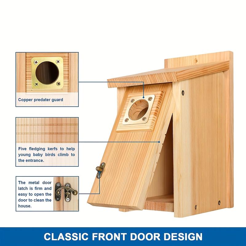 Handmade Cedar Birdhouse Set
