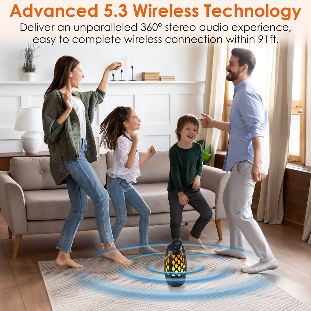Wireless Flame Patio Speaker