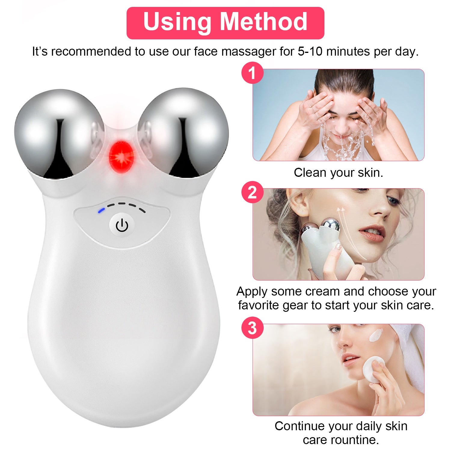 Microcurrent Facial Lifting Roller
