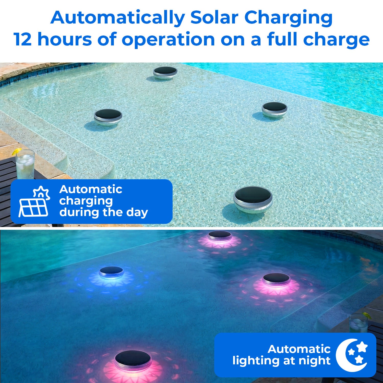 Solar Floating Pool Light