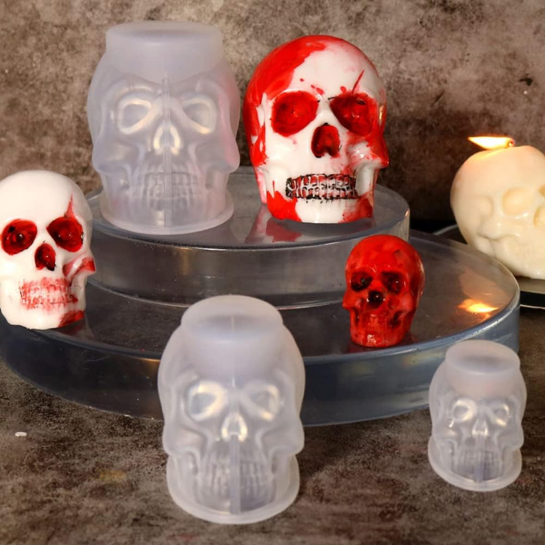 Assorted Skull Craft Molds