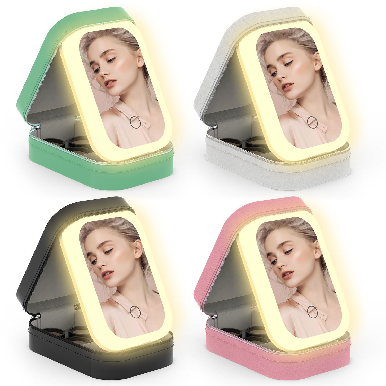LED Lighted Makeup Travel Bag