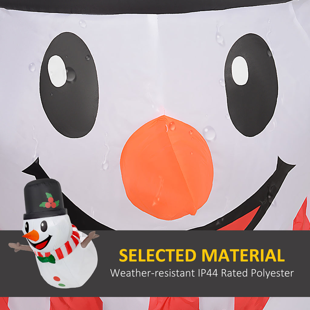 3-Foot Hanging Inflatable Snowman