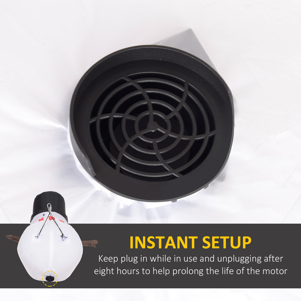 3-Foot Hanging Inflatable Snowman