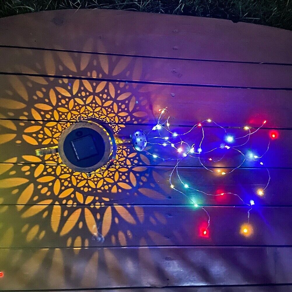 Copper Solar Watering Can Light
