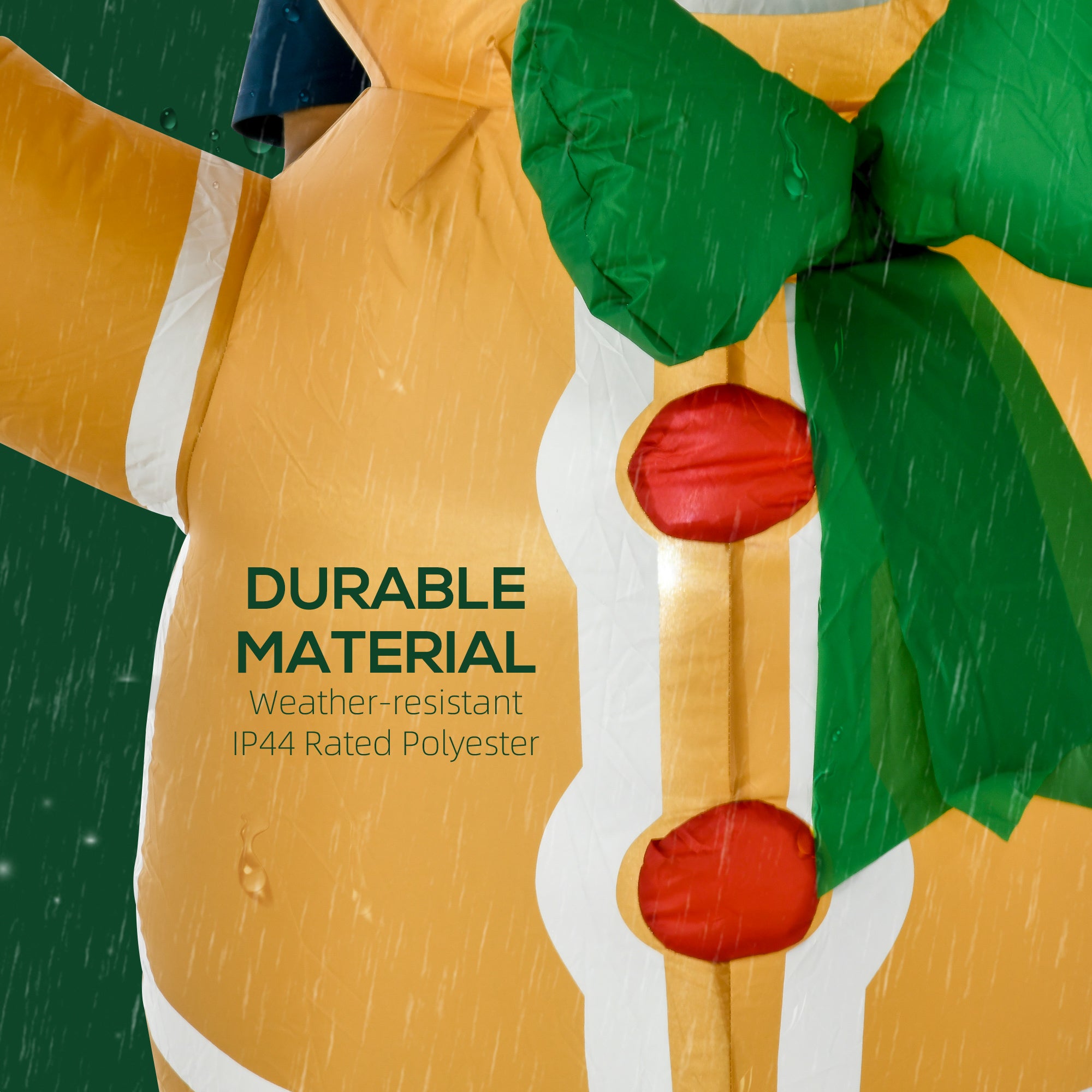 6-Foot Inflatable Gingerbread Man