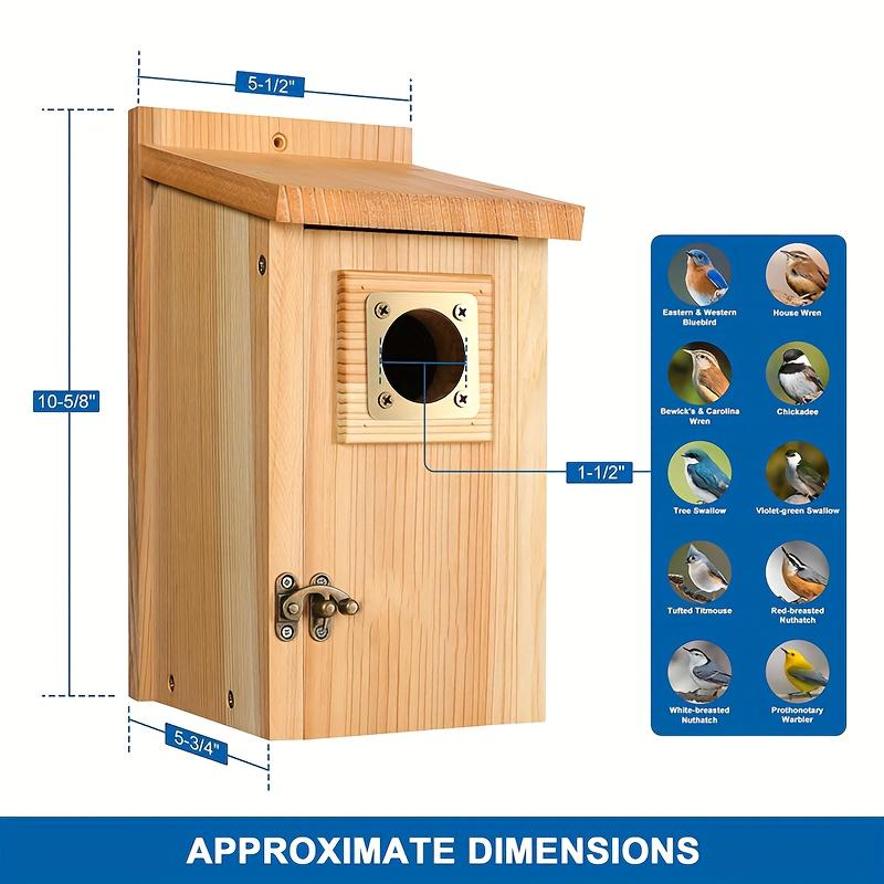 Handmade Cedar Birdhouse Set