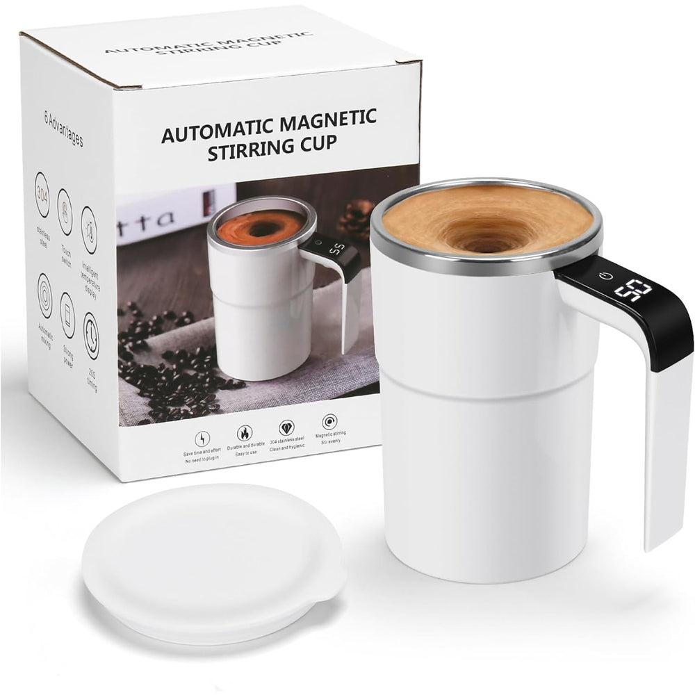 Self-Stirring Mug With Temperature Display
