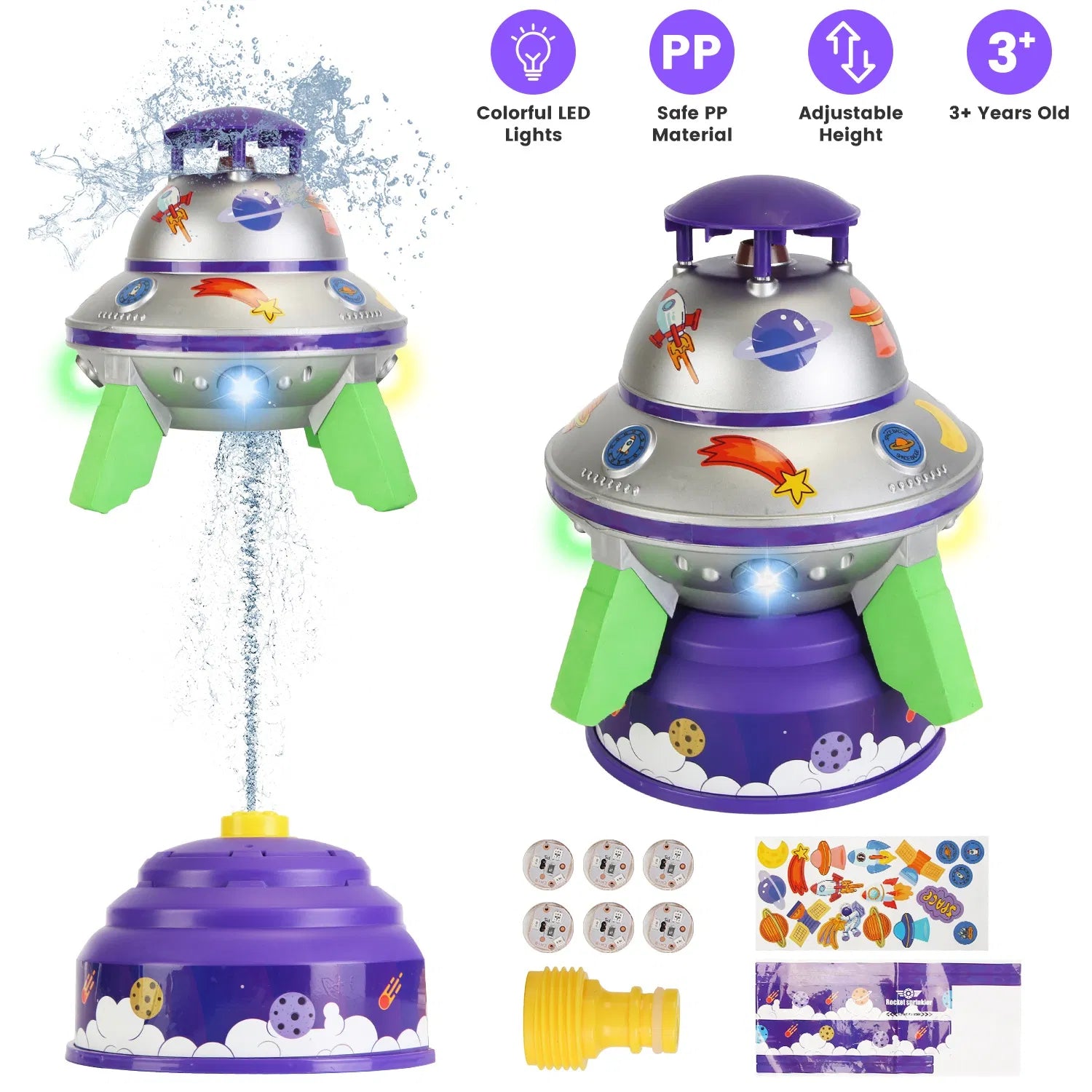 Cosmic UFO LED Sprinkler