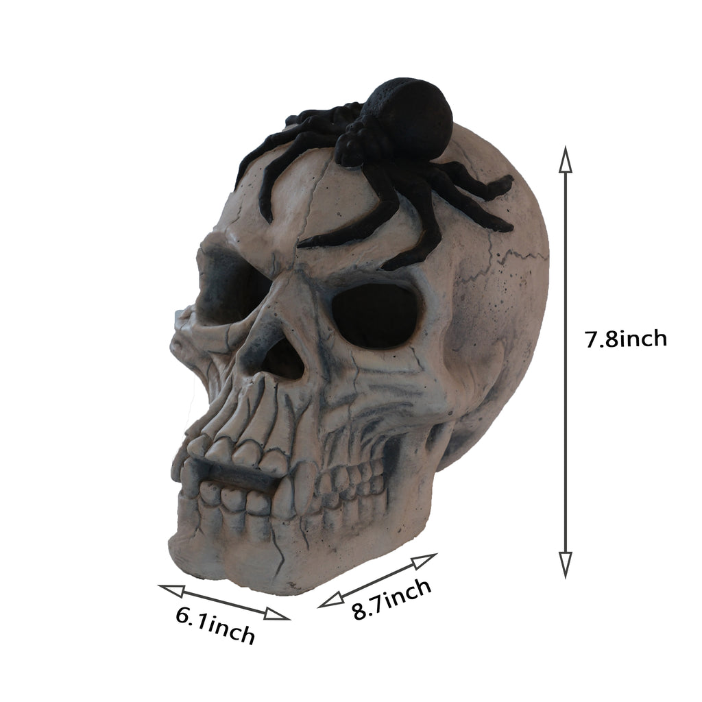 Demon Skull Fireplace Decoration