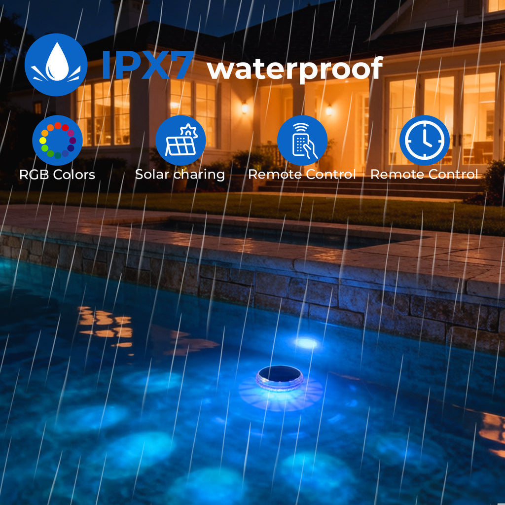 Rechargeable Floating Pool Lights