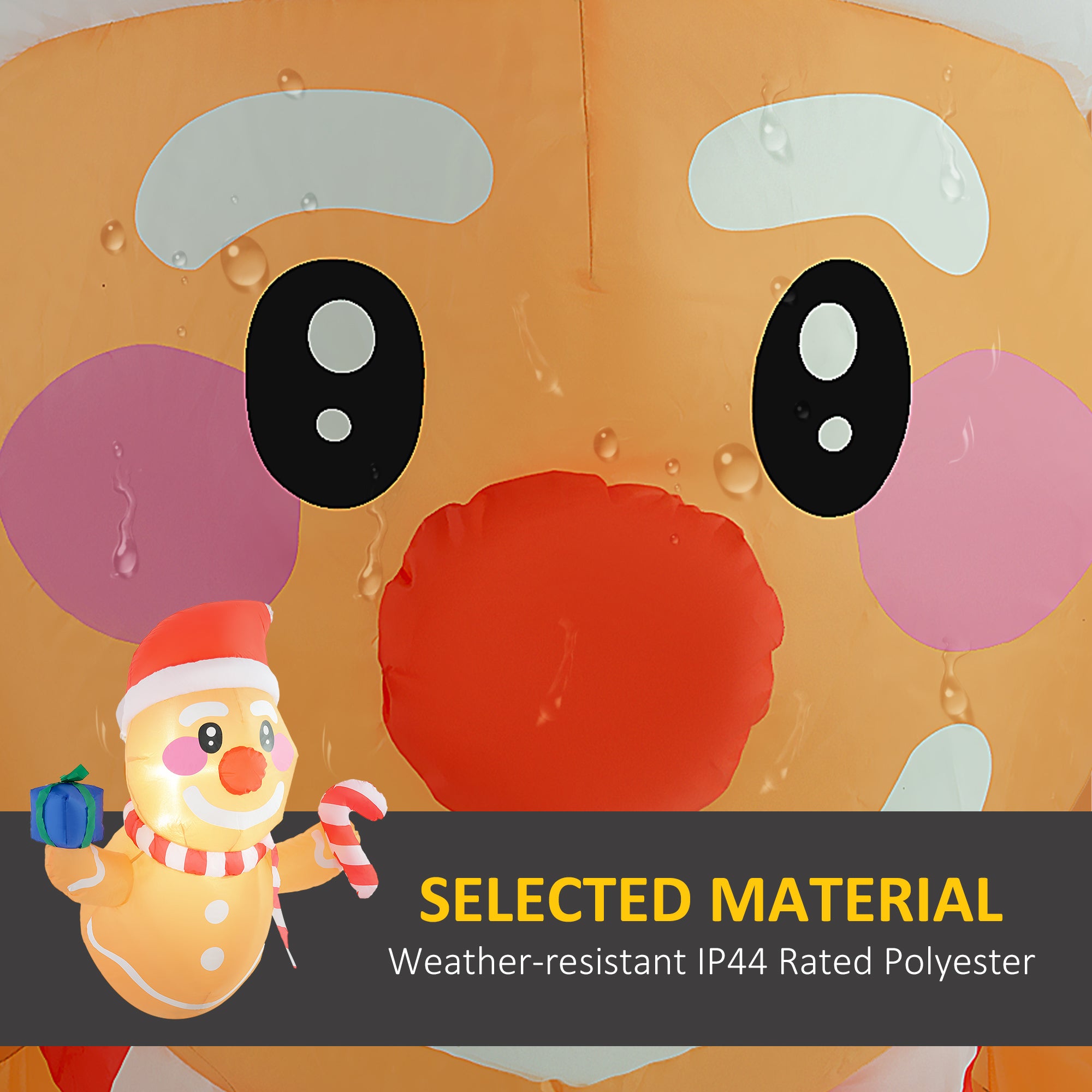 3-Foot Hanging Gingerbread Man