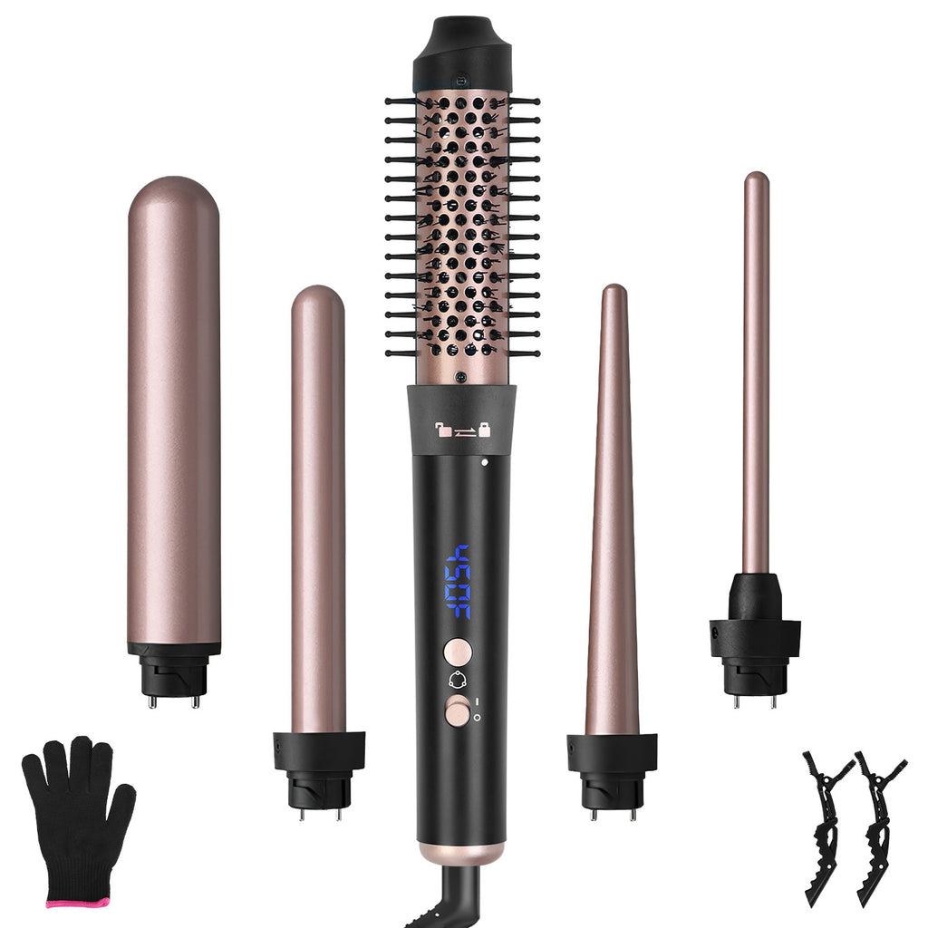 Five-in-One Curling Wand Set