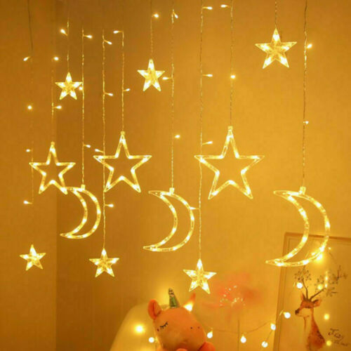 Enchanted Star Curtain Lights