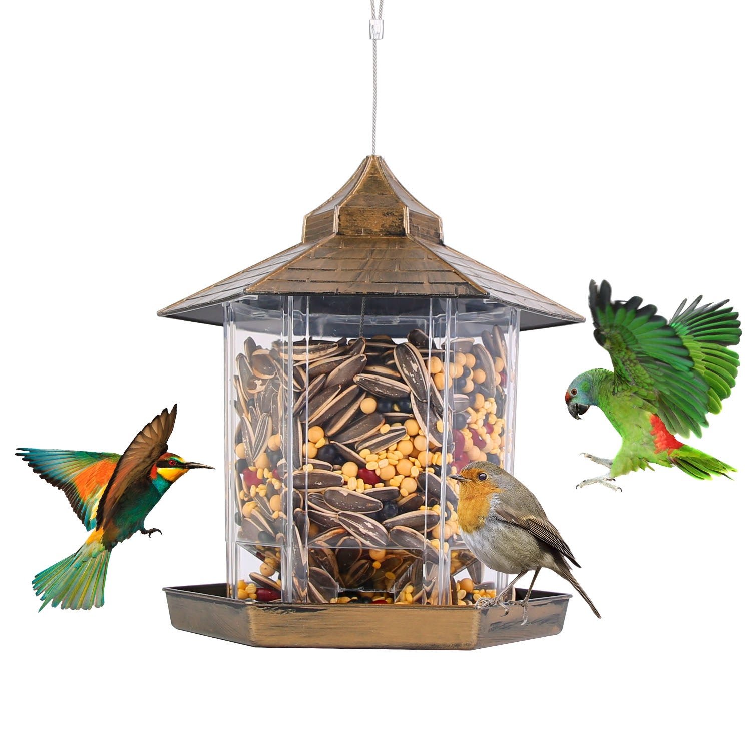 Hanging Gazebo Bird Feeder