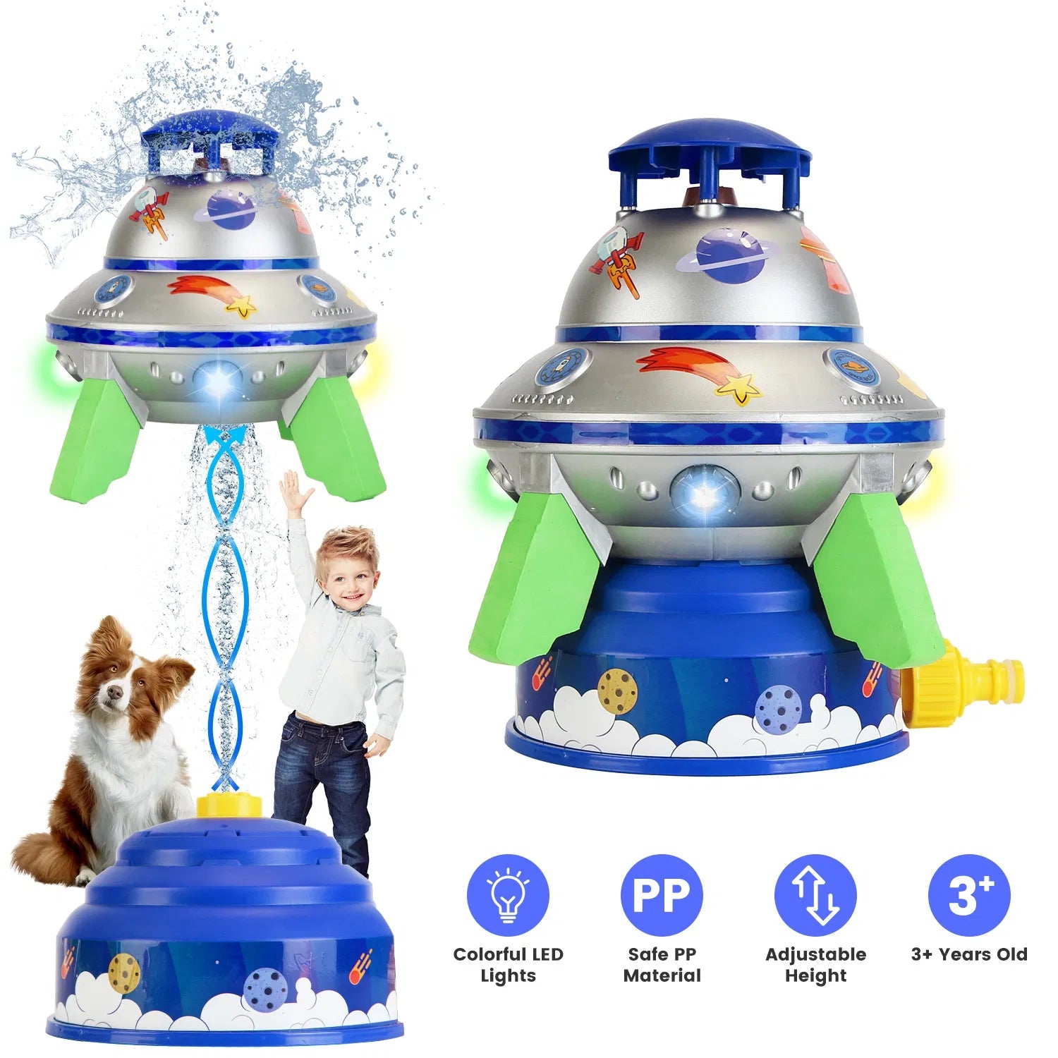Cosmic UFO LED Sprinkler