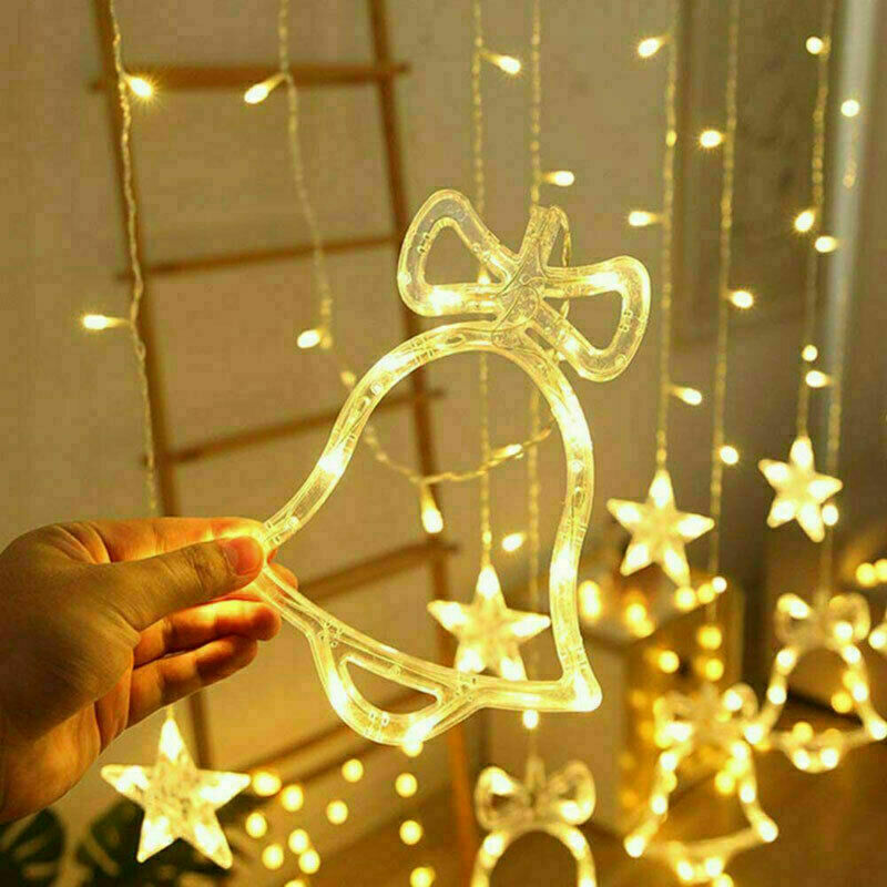 Enchanted Star Curtain Lights