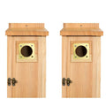 Handmade Cedar Birdhouse Set