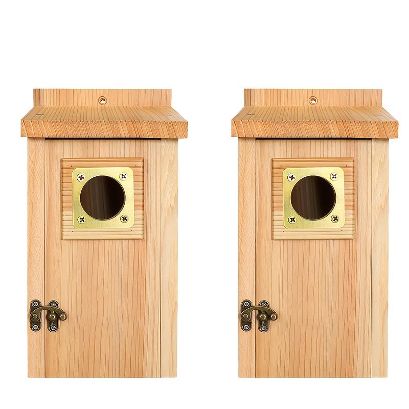 Handmade Cedar Birdhouse Set