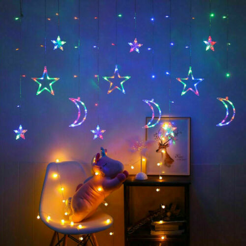 Enchanted Star Curtain Lights