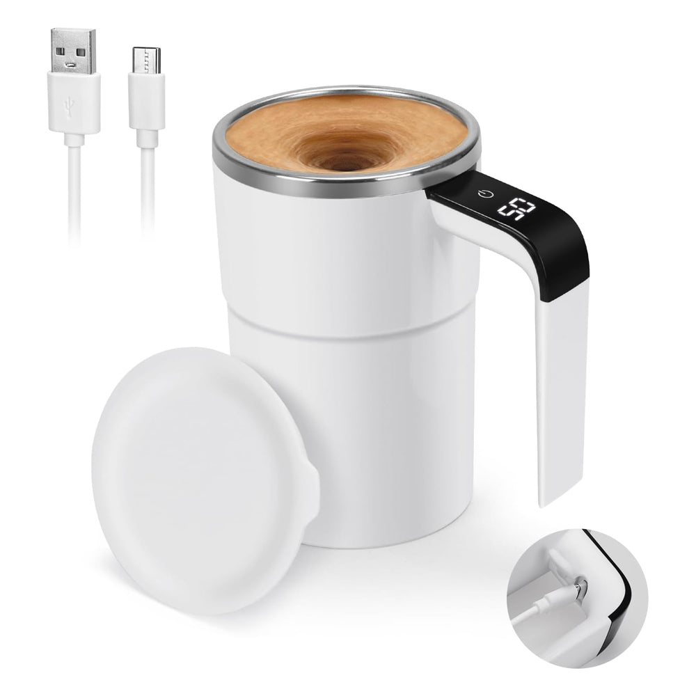 Self-Stirring Mug With Temperature Display