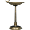 28 Inch Pedestal Bird Bath