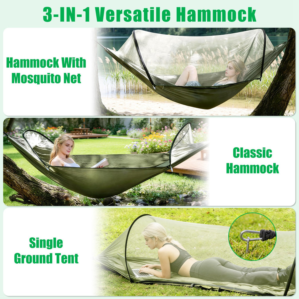 Camping Hammock With Mosquito Net
