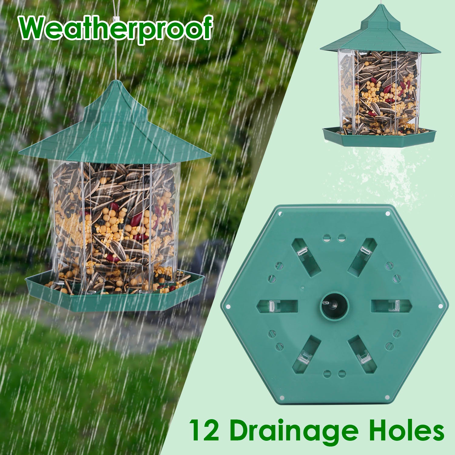 Hanging Gazebo Bird Feeder