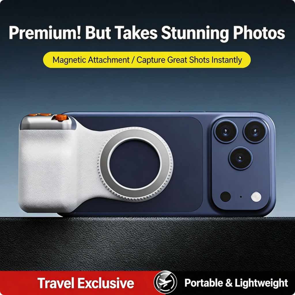 Magnetic Phone Grip with Remote