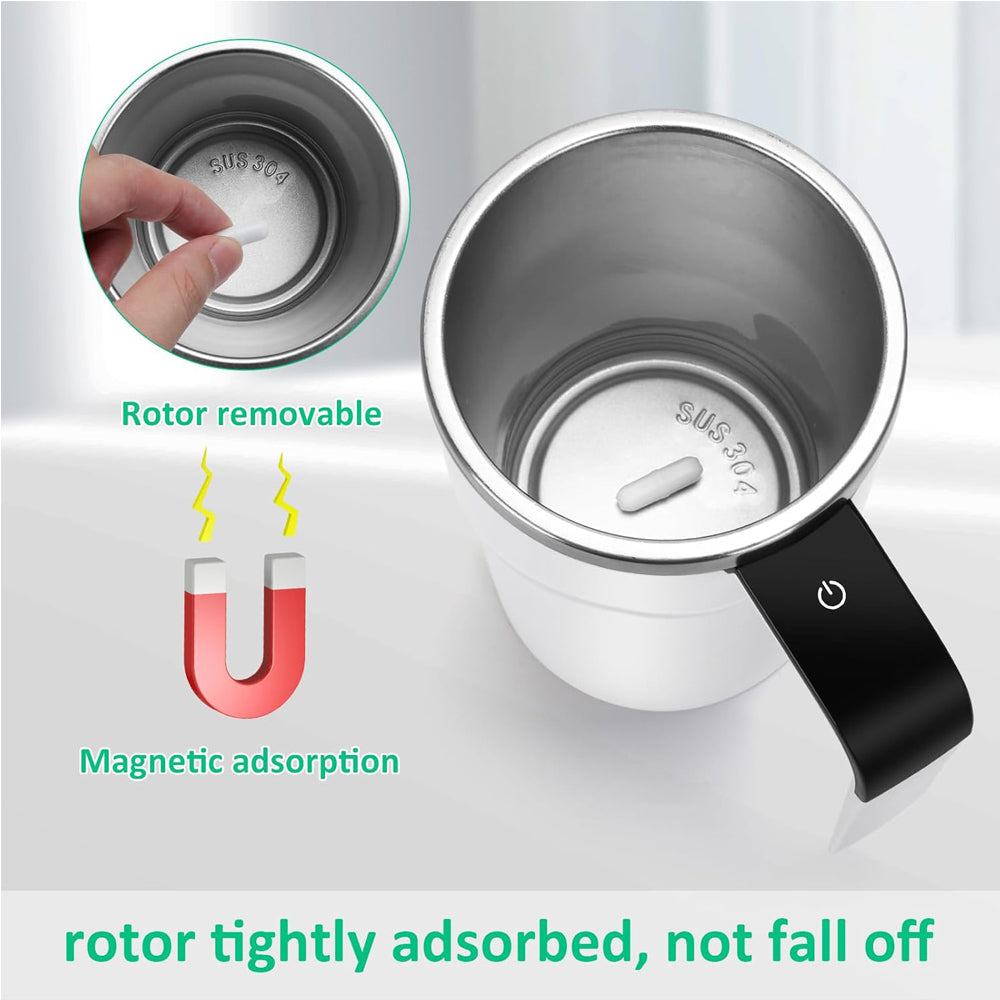 Self-Stirring Mug With Temperature Display