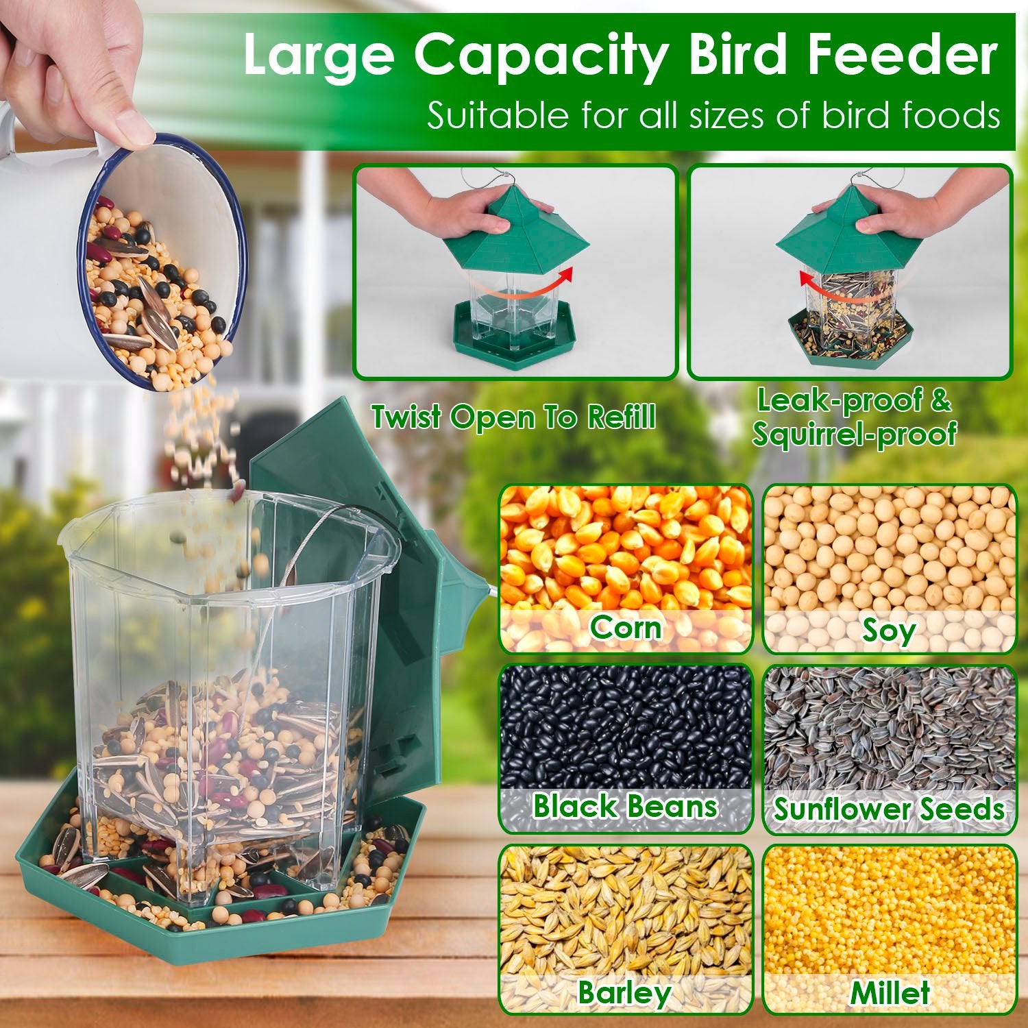 Hanging Gazebo Bird Feeder