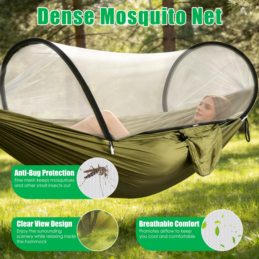Camping Hammock With Mosquito Net