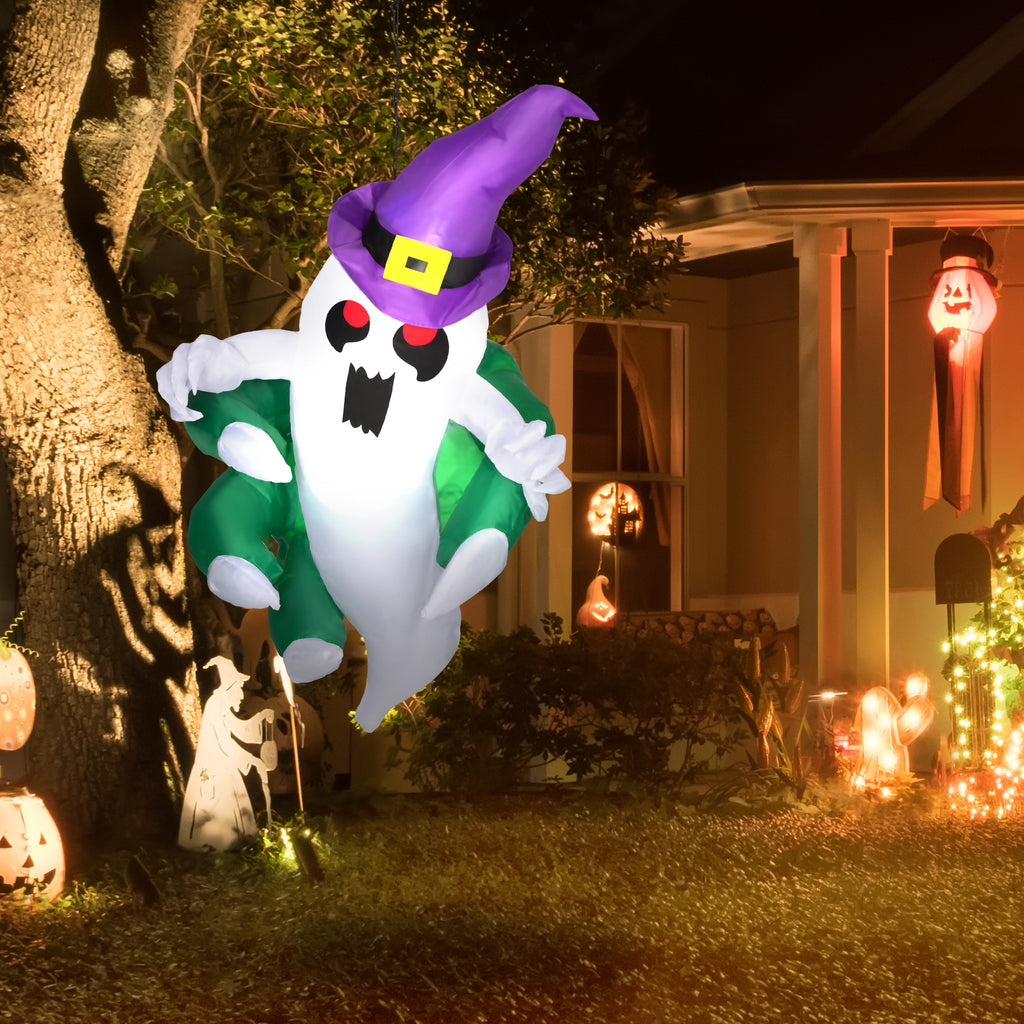 4-Foot Inflatable Window Ghost