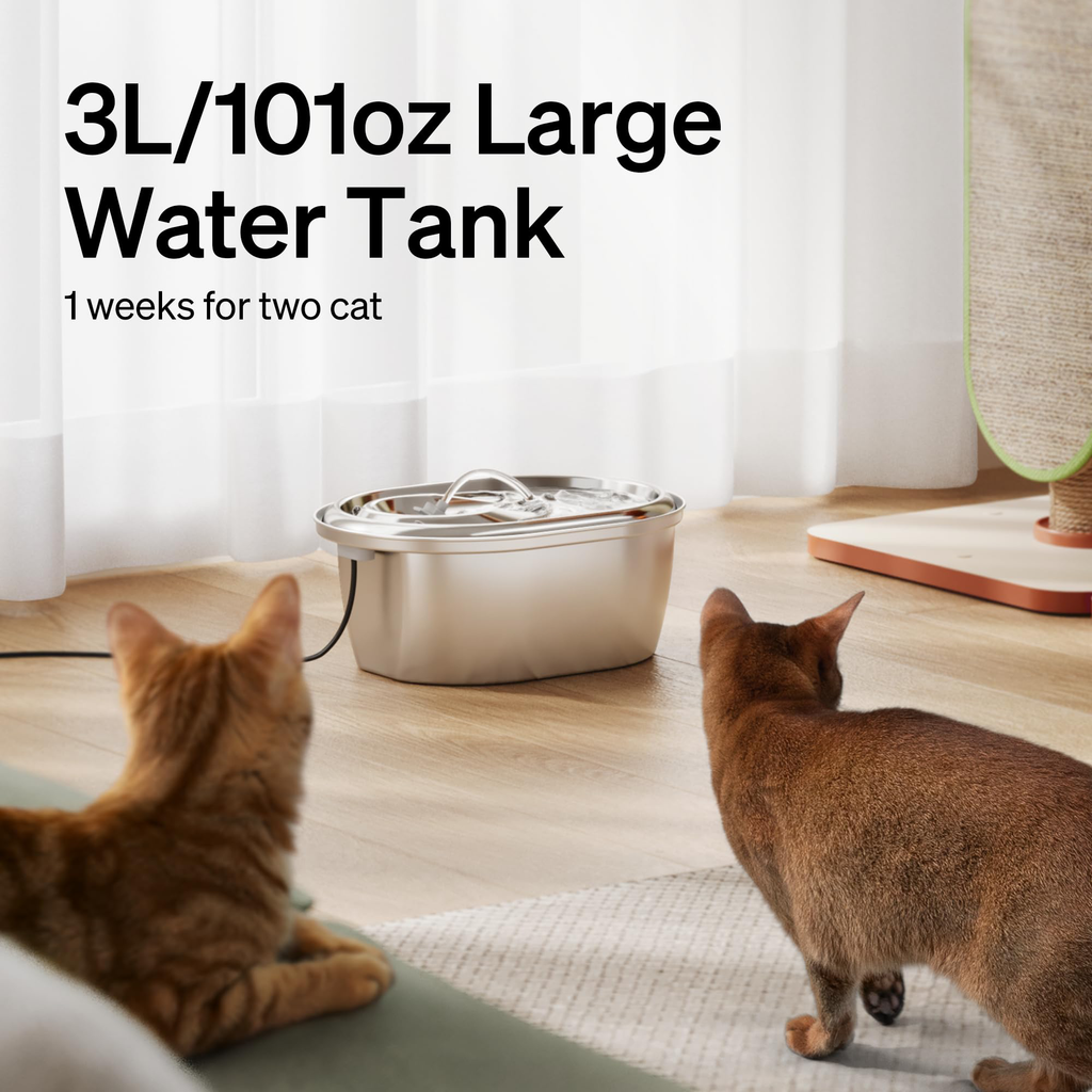 Stainless Steel Cat Water Fountain