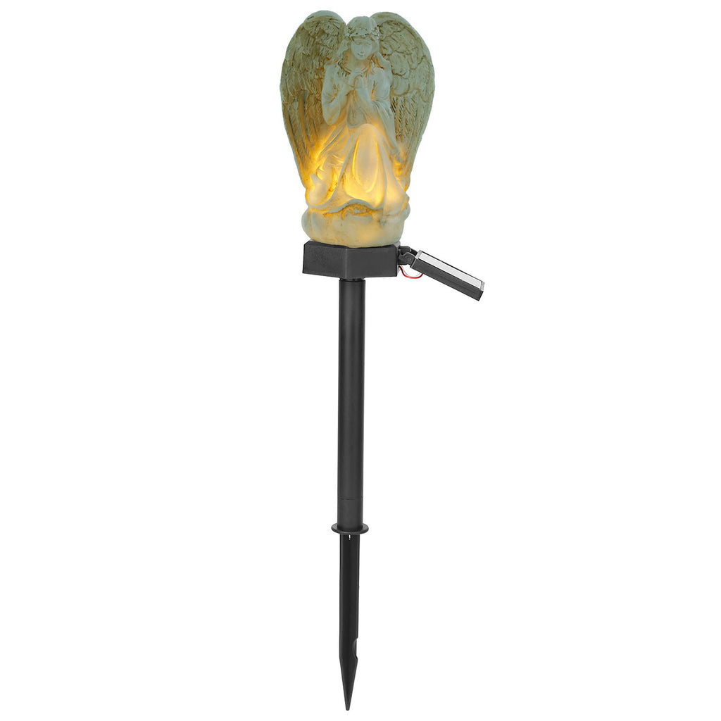 Solar Praying Angel Statue