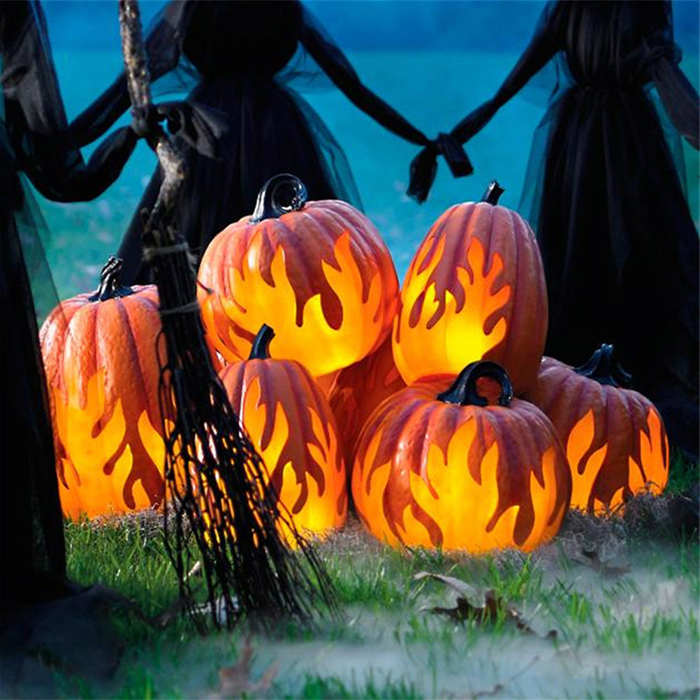 Halloween Pumpkin Flame Lantern