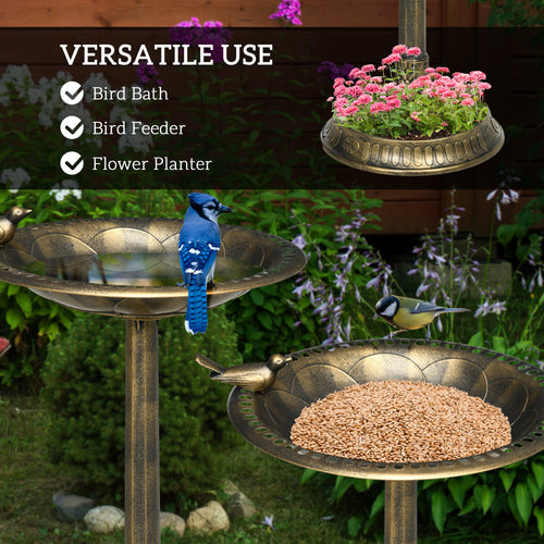 28 Inch Pedestal Bird Bath