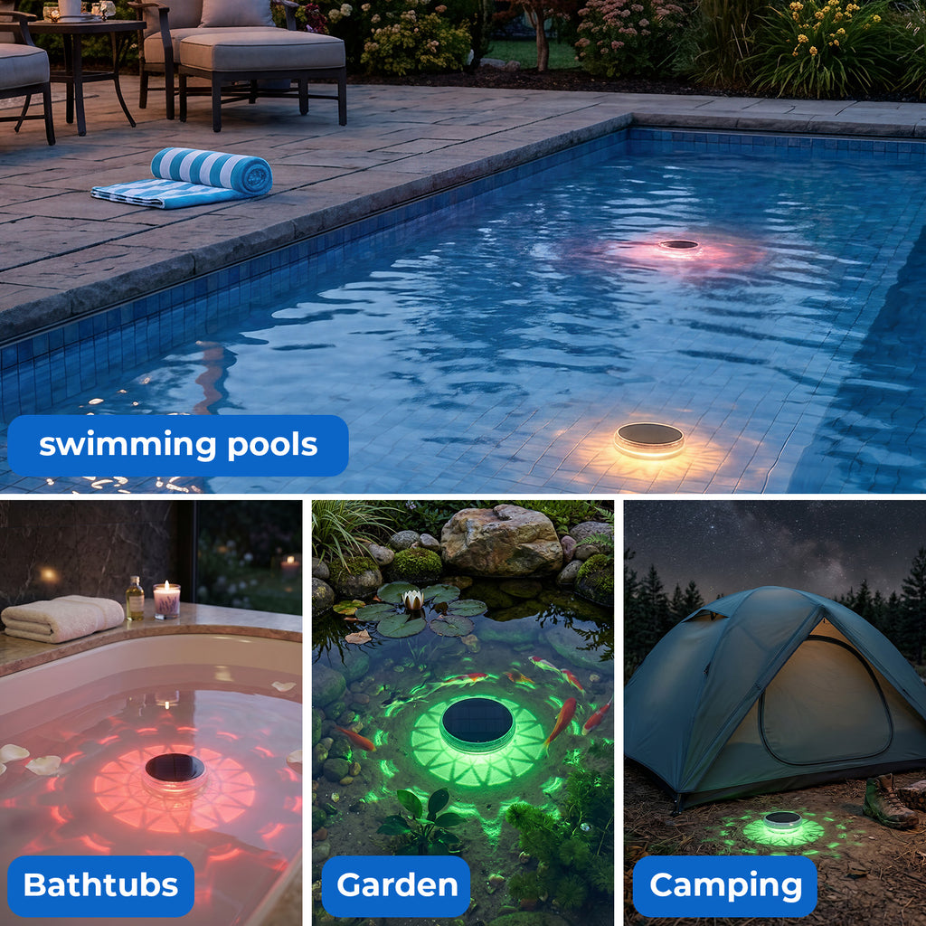 Rechargeable Floating Pool Lights