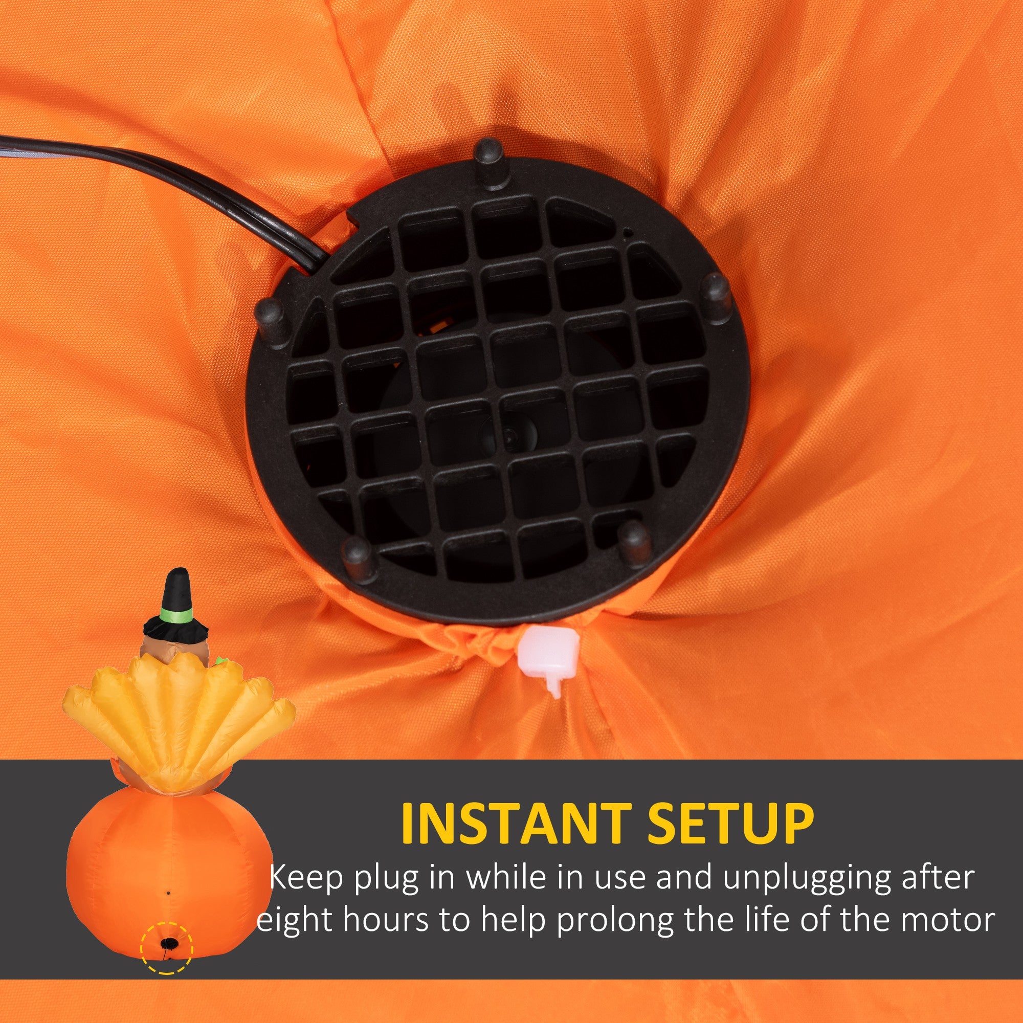 5-Foot Inflatable LED Turkey