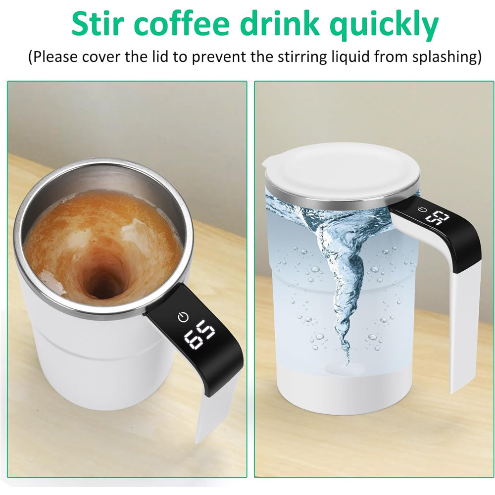 Self-Stirring Mug With Temperature Display