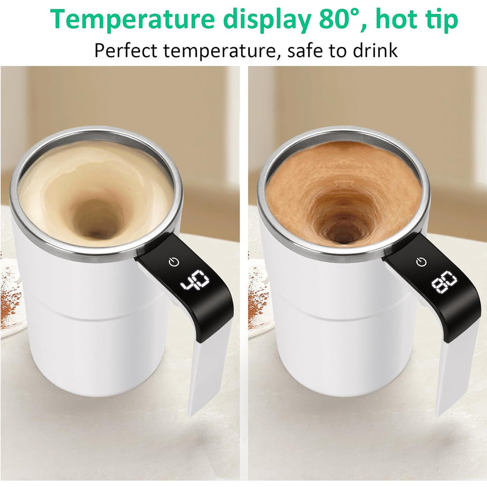 Self-Stirring Mug With Temperature Display