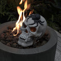 Demon Skull Fireplace Decoration