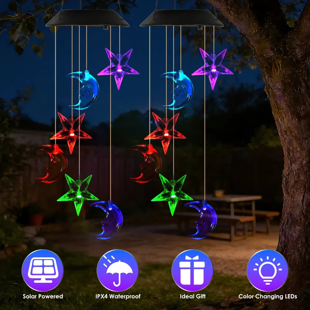 Solar Moon and Star Chime