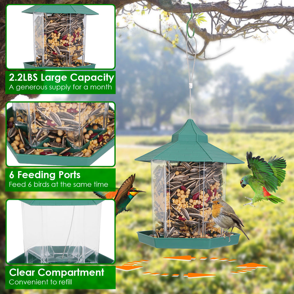 Hanging Gazebo Bird Feeder