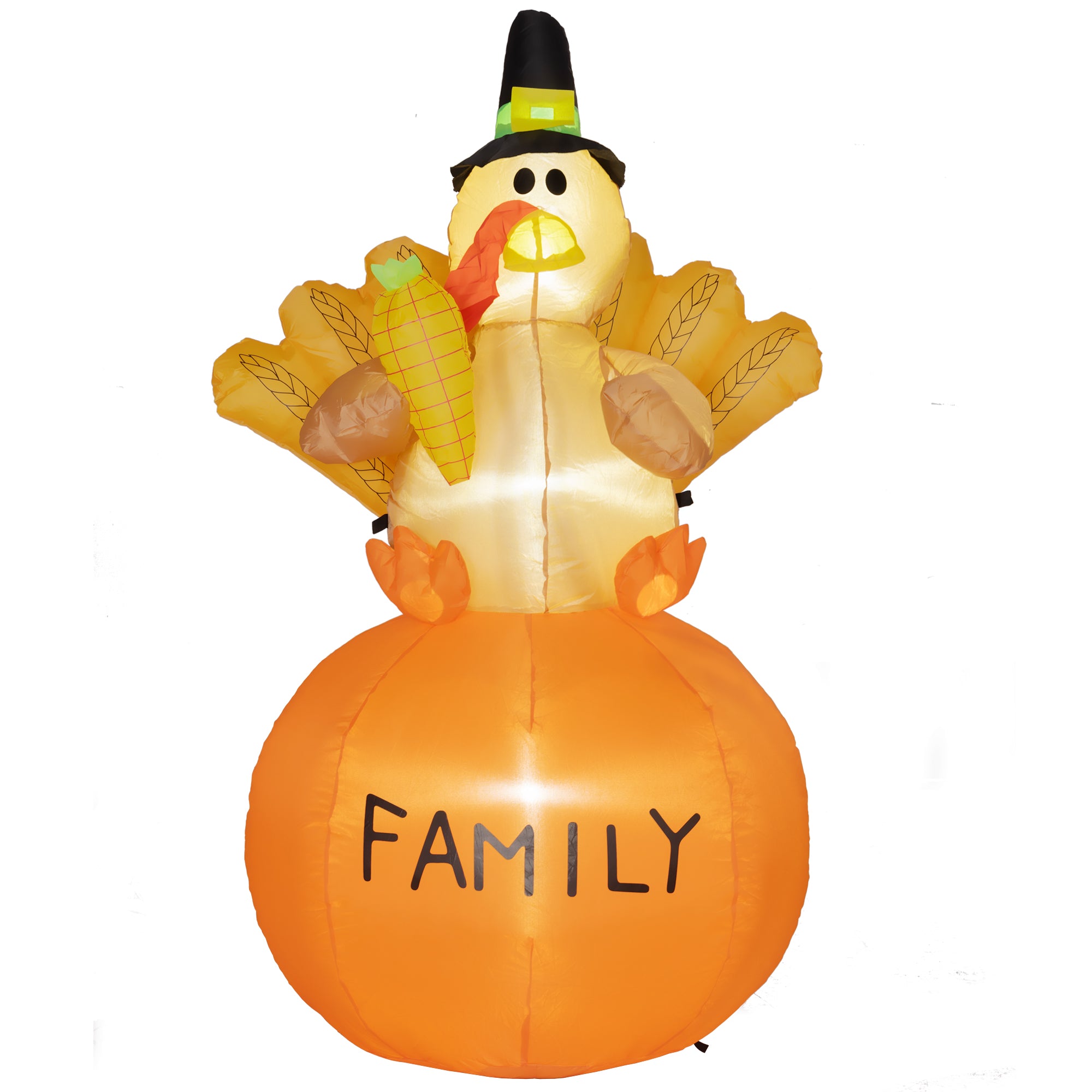 5-Foot Inflatable LED Turkey