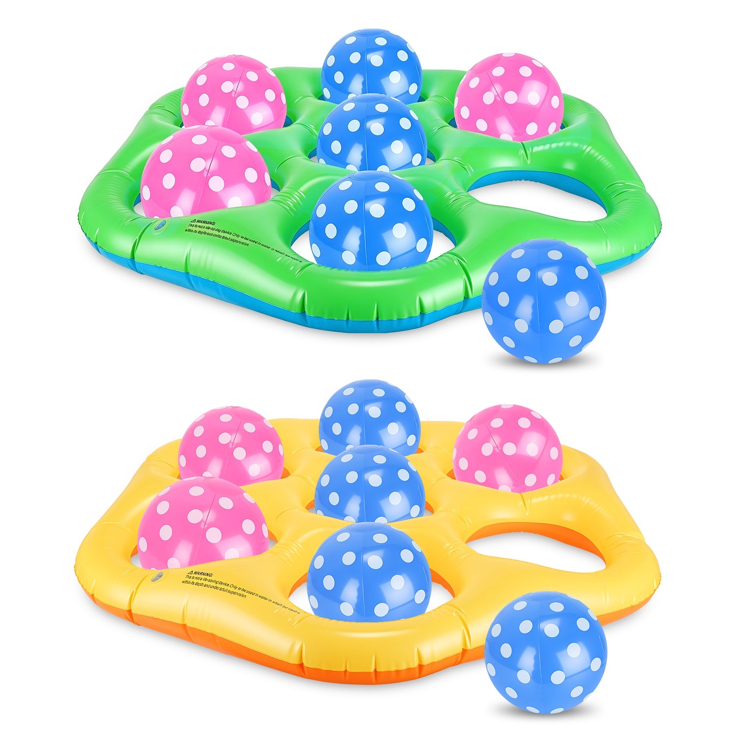 Inflatable Tic-Tac-Toe Pool Game